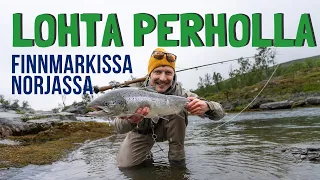 Kalastusta Norjassa- Lohta perholla Finnmarkissa