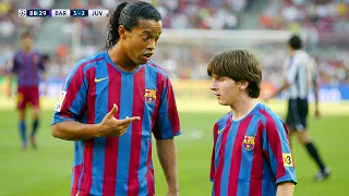 Ronaldinho will never forget 17 Years Old Lionel Messi's performance in this match