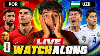 Ronaldo's Last Dance Continues... 🇵🇹 VS 🇺🇿 LIVE Watchalong