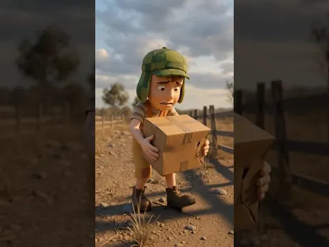 El chavo escapa con la caja ¿la abrimos? #humor #infantil #elchavodel8  #memes