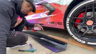 CARBON FIBER install for my corvette!