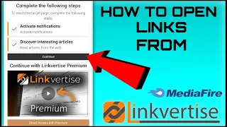 How To Open Link From Linkvertise