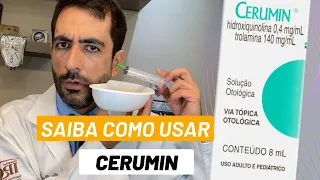 CERUMIN: remédio para desentupir o ouvido. Como usa? Quantas gotas e dias?
