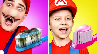 Trucos para Padres ¡Estilo SUPER MARIO! 🍄 Hacks Y Gadgets Creativos