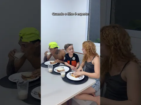 Será que puxou a malandragem de quem?😂