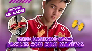 RETO: Haciendo cosas con MINI MANITAS 🙌🏻 ¡esto es mu difícil!- Rommel Lego