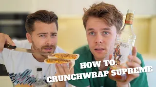2 daddies making crunchwrap supremes | dommy d & harrison webb