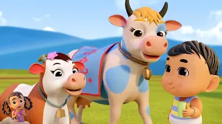 Meri Gaiya, मेरी गईया, Hindi Kids Poem and Nursery Rhymes for Children