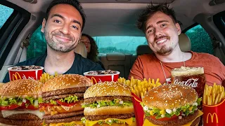 PEDI TUDO QUE O CARRO DA FRENTE PEDIU NO MC DONALD´S ATÉ O CORBUCCI EATS ENCHER