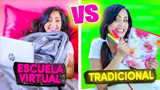 ESCUELA TRADICIONAL vs ESCUELA NUEVA 😅 CUAL PREFIERES? 😬 SandraCiresArt 🙄