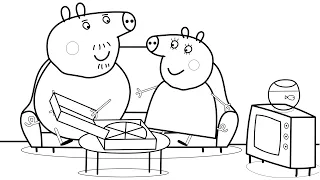 Head Shoulders Knees and Toes Song - VoVing Coloring Nursery Rhymes & Kids Songs