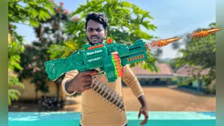 I BOUGHT KGF ROCKY BHAI MACHINE GUN 🔫💦 - #vlog #toys #gun #trending