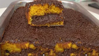 BOLO DE CENOURA QUE JÁ SAI RECHEADO DO FORNO | CHEF LÉO OLIVEIRA