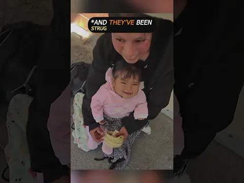 Man Helps Homeless Family 🥰