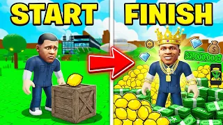 $1 TO $1 BILLION LEMON FACTORY! 🍋 | Roblox Telugu
