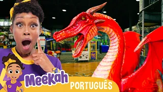 Meekah Parte em Uma Missão de Dragão | 💜Olá Meekah!💜| Amigos do Blippi Brasil | Videos Educativos