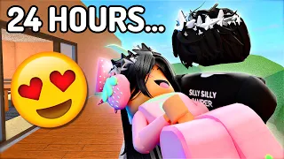 DATING MY CRUSH FOR 24 HOURS...