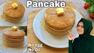 മുട്ടയില്ലാതെ എളുപ്പത്തിൽ ഒരു പാൻ കേക്ക്😍😋👌🏻|| Pancake Recipe WITHOUT Egg & Oil Malayalam