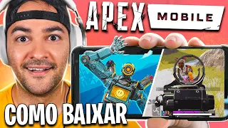 Gameplay do APEX LEGENDS MOBILE está INCRÍVEL | COMO BAIXAR ANDROID iOS, JOGAR e REQUISITOS