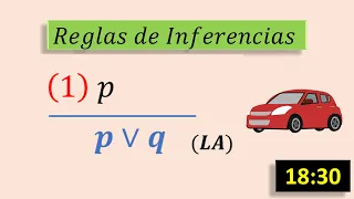 Reglas de inferencia lógica ejercicios resueltos adición