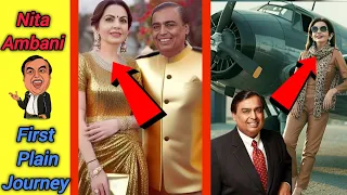 Nita Ambani First Dubai Plain Journey 😝#nitaambani #mukeshambani #ytvideo