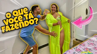 PROVANDO BIQUÍNIS NA FRENTE DA CÂMERA!*ele ficou com ciúmes*