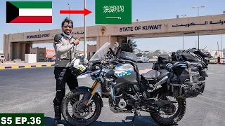 CROSSING INTO SAUDI ARABIA 🇸🇦 | S05 EP.36 | PAKISTAN TO SAUDI ARABIA MOTORCYCLE