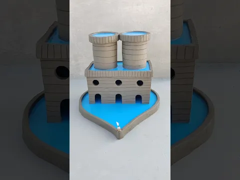 destroying a beautiful miniature clay house 😱#216