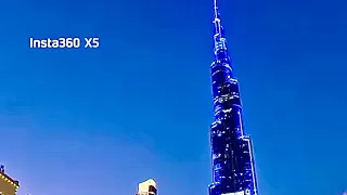 Fountain show ... nearby Burj Khalifa in Dubai