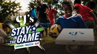 STAY IN THE GAME ⚽️🍕🍗ORDER-WATCH-EAT#CJS #StayInTheGame #worldcup #fyp