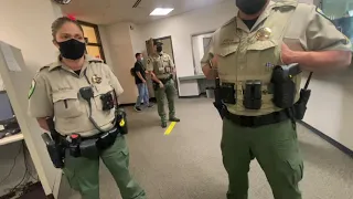 "DON'T TOUCH ME!!!!"  CRAZY FIRST AMENDMENT AUDIT!! NAPA, CA