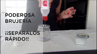 PODEROSA BRUJERÍA CON SAL PARA SEPARAR A 2 PERSONAS ¡¡FÁCIL!! Y FUNCIONA MUY RÁPIDO
