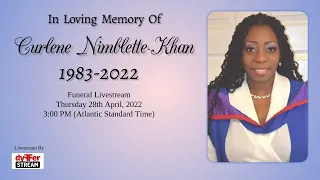 Curlene Nimblette - Khan Funeral Livestream Trinidad & Tobago