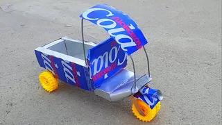 Make A Rickshaw Loader With Pepsi Cans Electric Rickshaw Loader - DIY at home