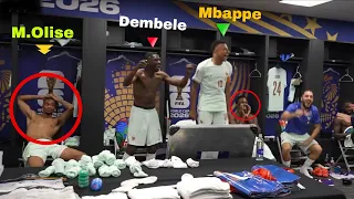 France team dressing room Celebration After Match win against Morocco