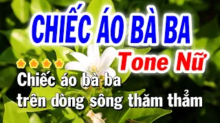 Karaoke Chiếc Áo Bà Ba Tone Nữ ( Nhạc Sống Chứ Lớn Dễ Hát ) Karaoke Tuyết Nhi
