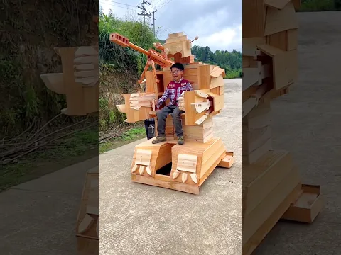 अपने बच्चे के लिए गाड़ी बनाया 💔🥺~ mini wood  toy- woodworking art skill/wood hand #shorts