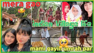 #vlog mami gayin umrah par || indian Village life || मामी गई उमरा पर || gao me bhot maze kare