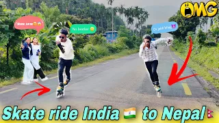 Skating with ​⁠@Indianskatershiva 🛼|| Speed Skating with crazy reaction😱 #brotherskating