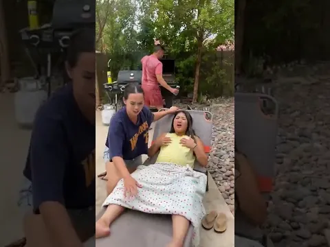 Pregnant lady uses jam to prank the guys
 #shorts
