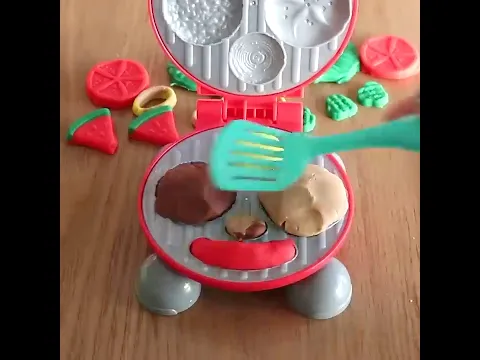 Play-Doh BBQ Dinner for Baby Born & Baby Annabell! Pretend Play Cooking #Shorts
