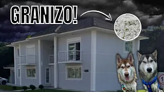 CHUVA DE GRANIZO NA RÊSIDENCIA TURBO!!!