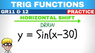 Trig functions grade 11 and 12: Horizontal shift