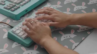 Retro Refrigerator Heavy Grail Typing Sounds ASMR