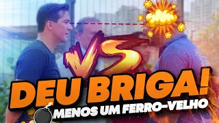 A farra acabou; coloquei abaixo um ferro-velho e expulsei os cracudos do local