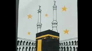 Islamic kaba painting | Islamic status | Ramzan special status | Islamic masjid artwork ✨🥀