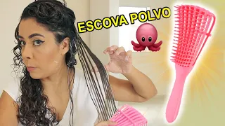 USEI A ESCOVA POLVO PARA FINALIZAR OS CACHOS - VALE A PENA?