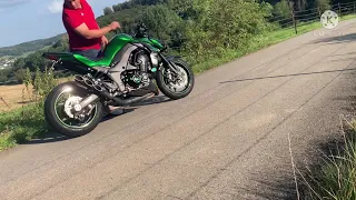 Kawasaki Z1000 acceleration exhaust ( Toce )