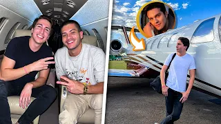 VIAJEI COM O ARTHUR AGUIAR NO JATINHO DO LUAN SANTANA!!