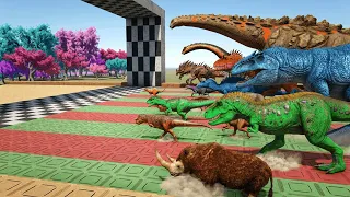 All ARK 1 creatures in one big race - Speed Comparison